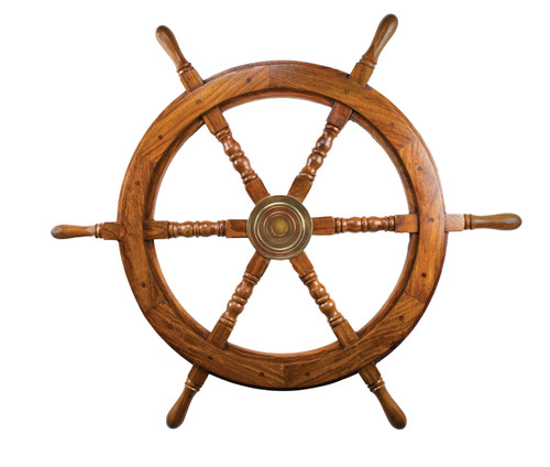 Wooden Ship Wheel - 30"
